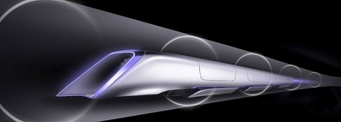 L'hyperloop en couverture de l'article de Jerzy Gangi