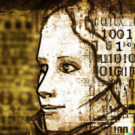 « L’intelligence artificielle à la manière de Vinci » réalisée par l’intelligence artificielle Dall-E, créée par OpenIA.